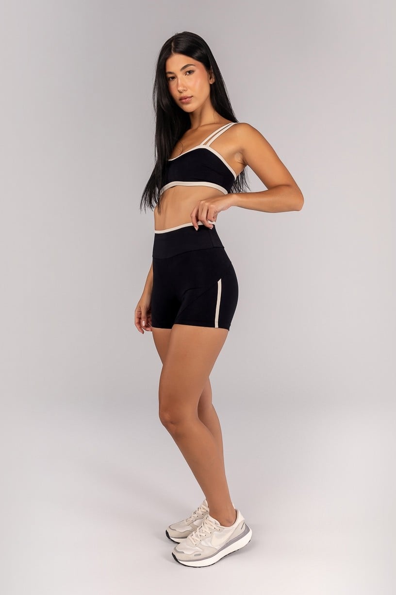 Conjunto com Chapado e Vira (Short+Top)