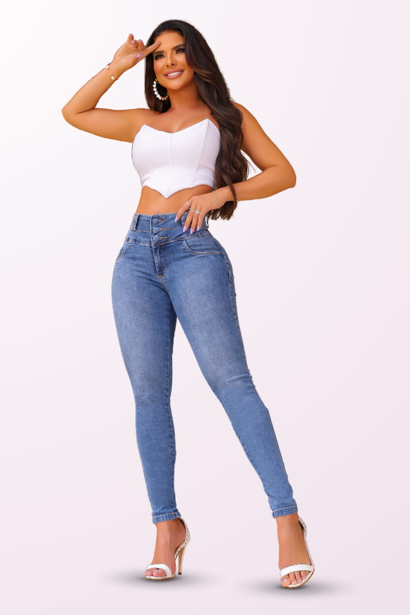 Calça Jeans Modeladora VL256 Levanta Bumbum