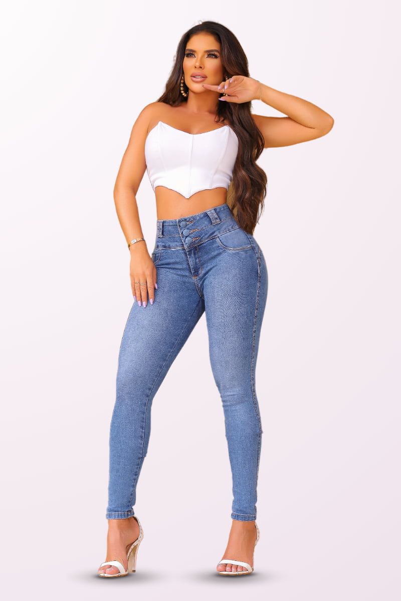 Calça Jeans Modeladora VL256 Levanta Bumbum